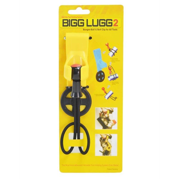 Superior Parts Original Bigg Lugg 2 - Rubber Belt Hook Tool Holder System with 1 Bungee Strap BL2-1BM